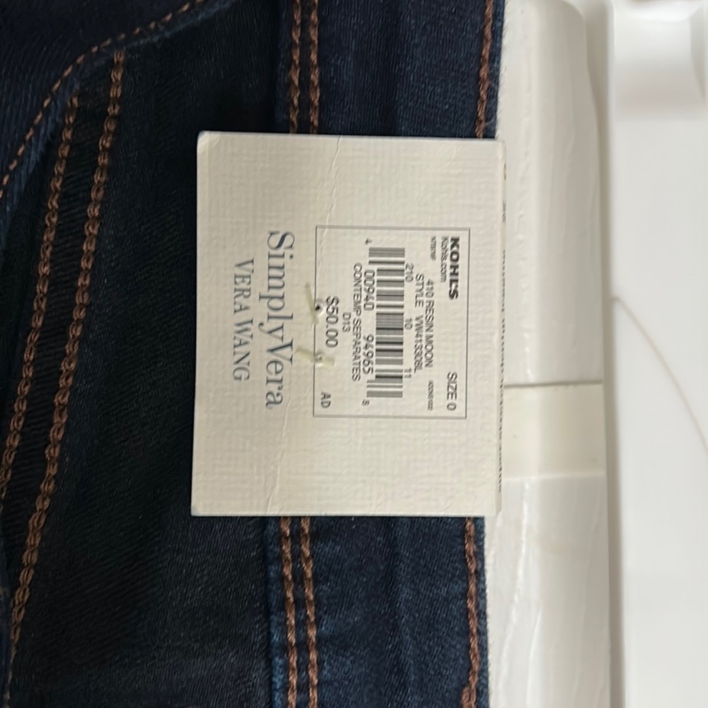 Simply Vera long super stretch denim leggings size O